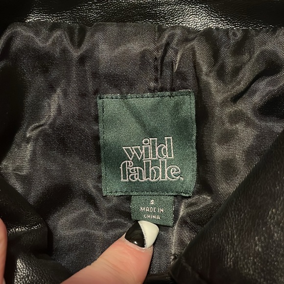 Wild Fable Faux Leather Jacket Small - Picture 2 of 4